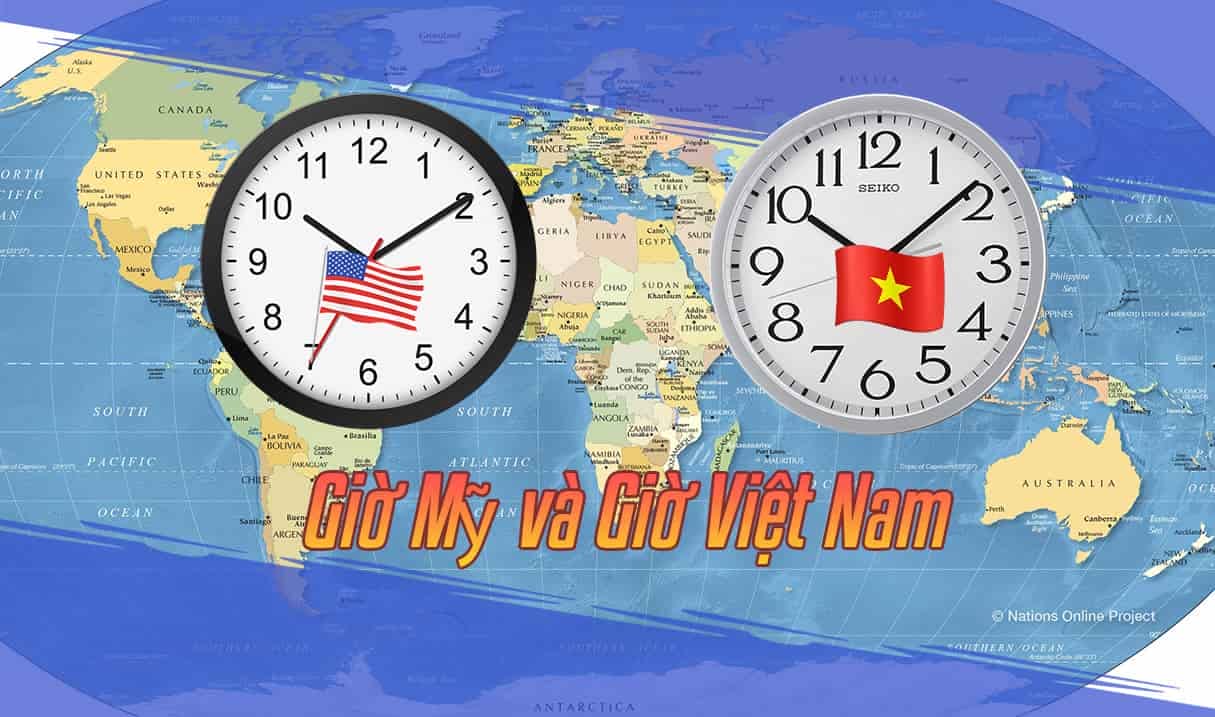 Tìm hiểu chi tiết 10h tối tại Việt Nam là mấy giờ bên Mỹ