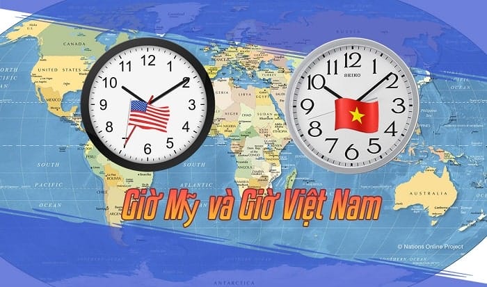 Tìm hiểu cách quy đổi giờ Việt Nam sang giờ Los Angeles