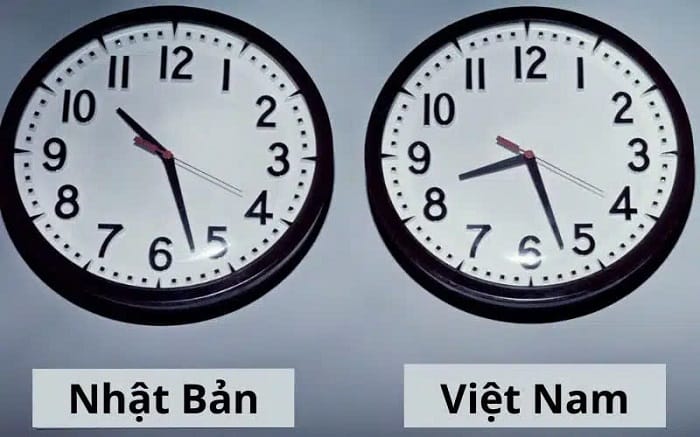 Nhật Bản luôn nhanh hơn Việt Nam đúng 2 tiếng