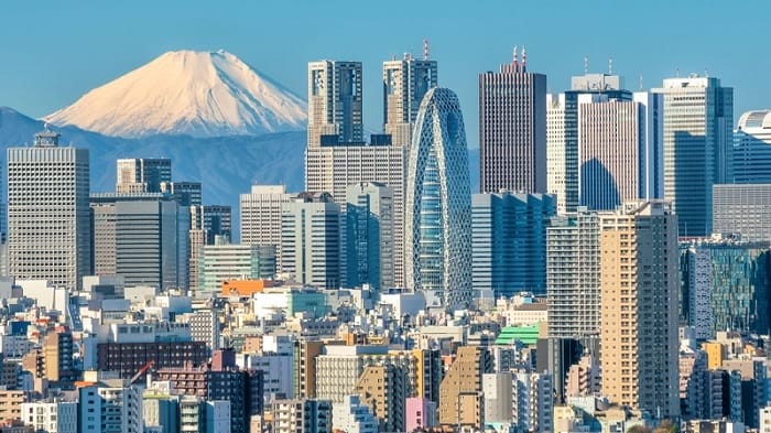 Tokyo là thủ đô của Nhật Bản với sự phát triển kinh tế mạnh mẽ