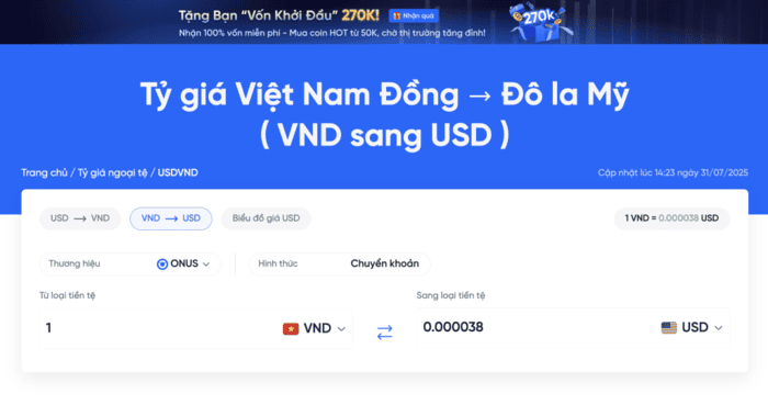 Cách tra cứu tỷ giá đô Mỹ nhanh chóng và chính xác