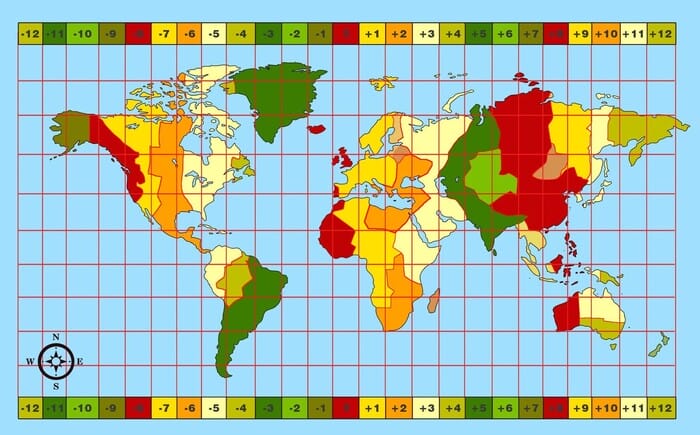Sự phân chia các múi giờ ở Indonesia